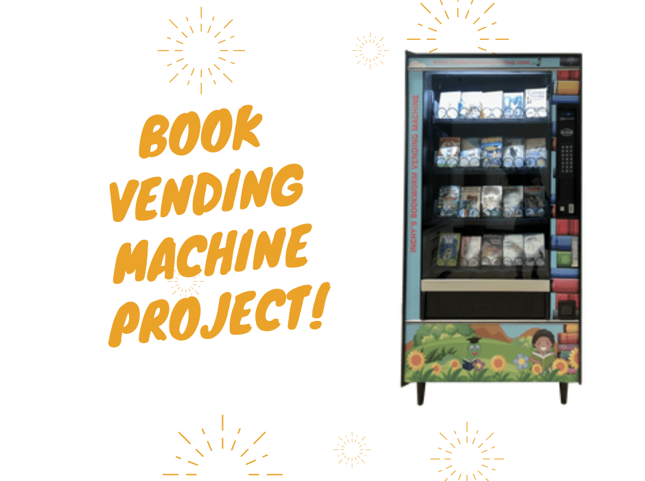 Book Vending Machine! Hage Elementary School